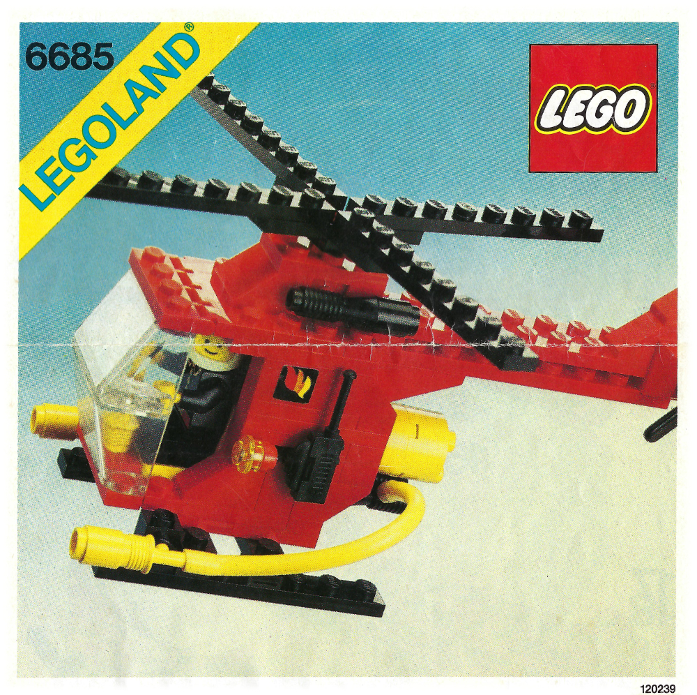 LEGO Classic Town Fire Copter 1 (6685-1)