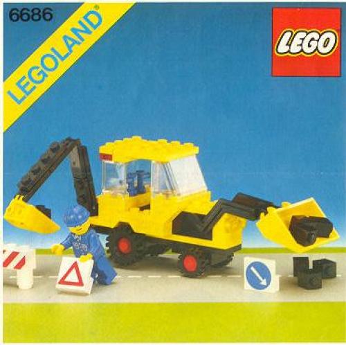 LEGO Classic Town Backhoe (6686-1)