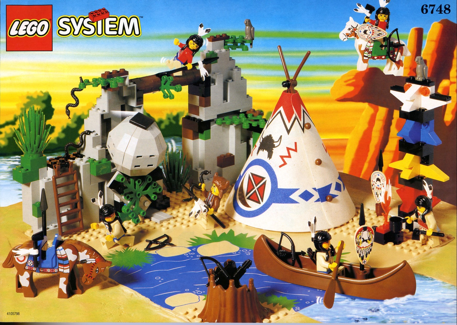 LEGO Western Boulder Cliff Canyon (6748-1)