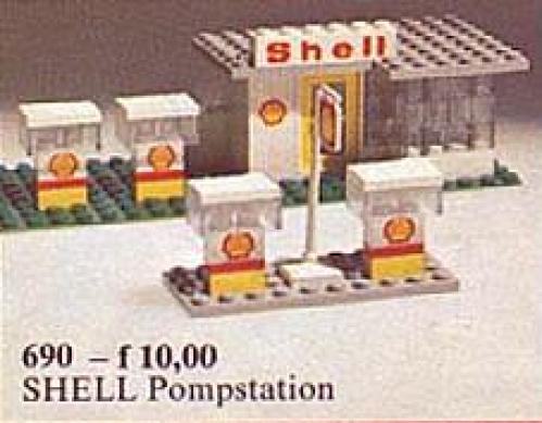 LEGO Gas Station Shell Station (690-1)