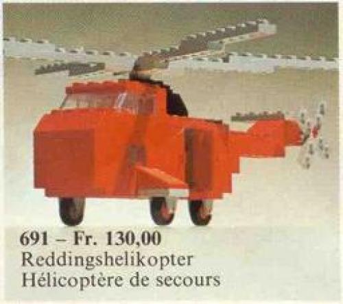 LEGO Fire Rescue Helicopter (691-1)