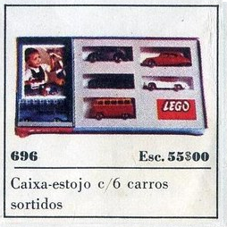 LEGO HO 1:87 Vehicles 1:87 6 Passenger Cars (696-2)