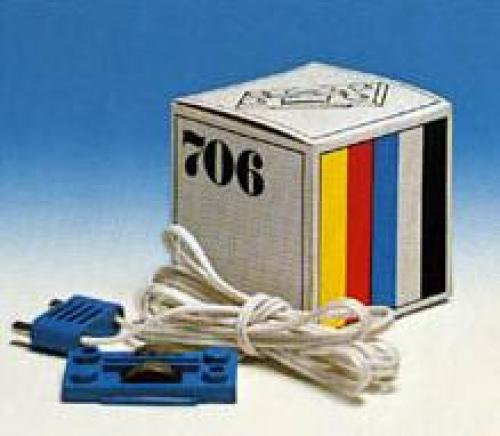 LEGO 12V 12V Rail Contact Wire with Transformer Connector (706-1)