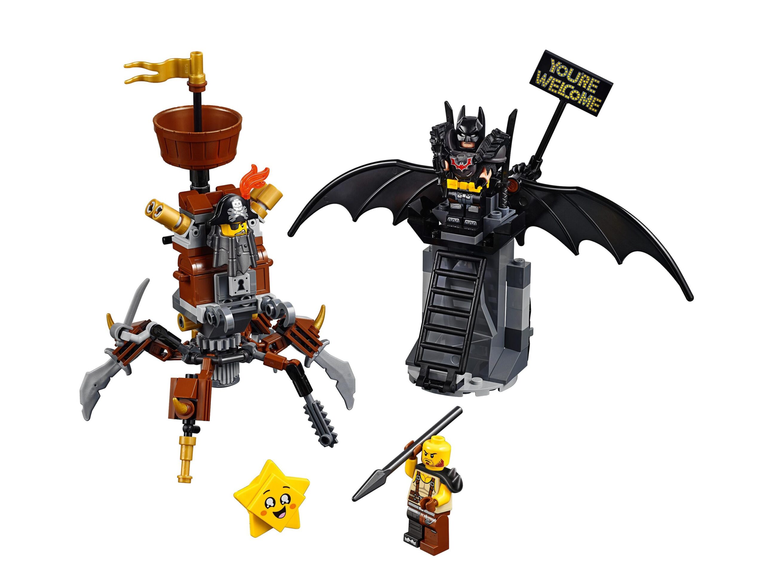 LEGO The LEGO Movie II Battle-Ready Batman and MetalBeard (70836-1)