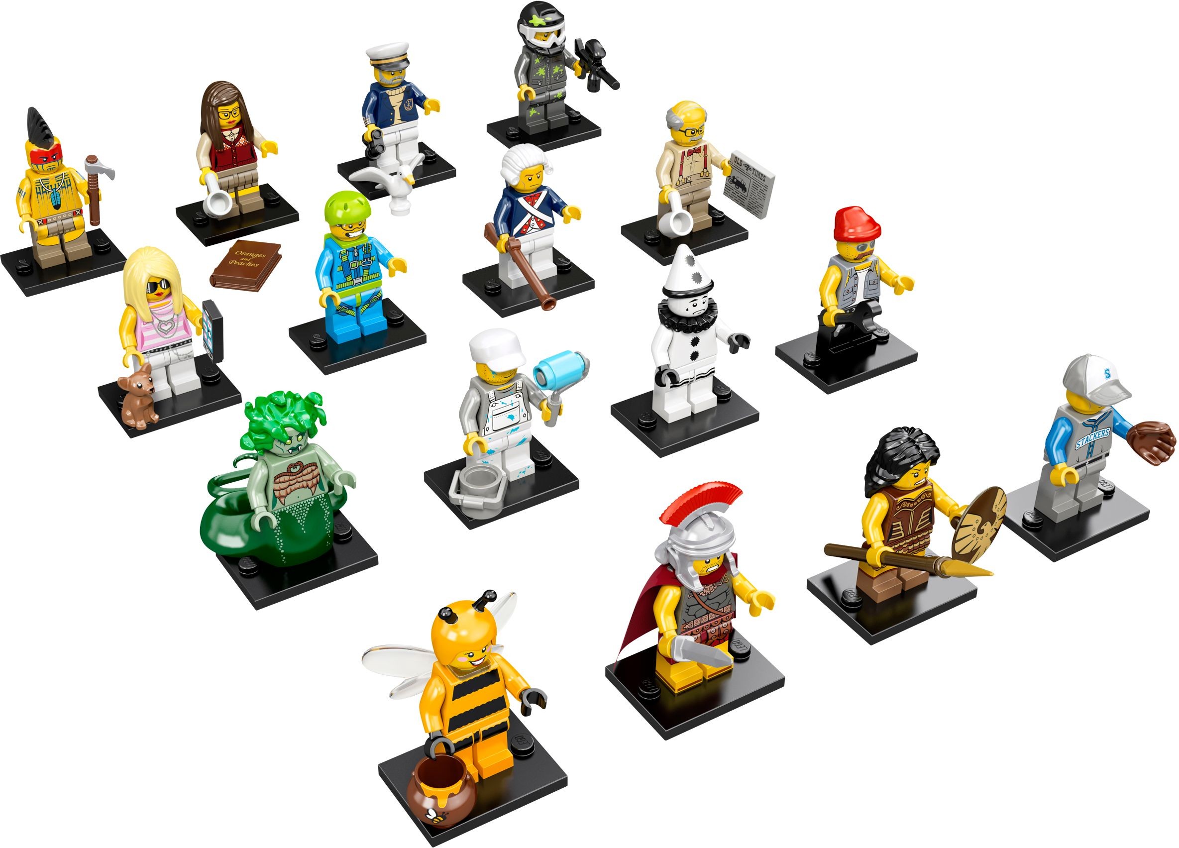LEGO Series 10 Minifigures Series 10 - Complete - All Sets (71001-17)