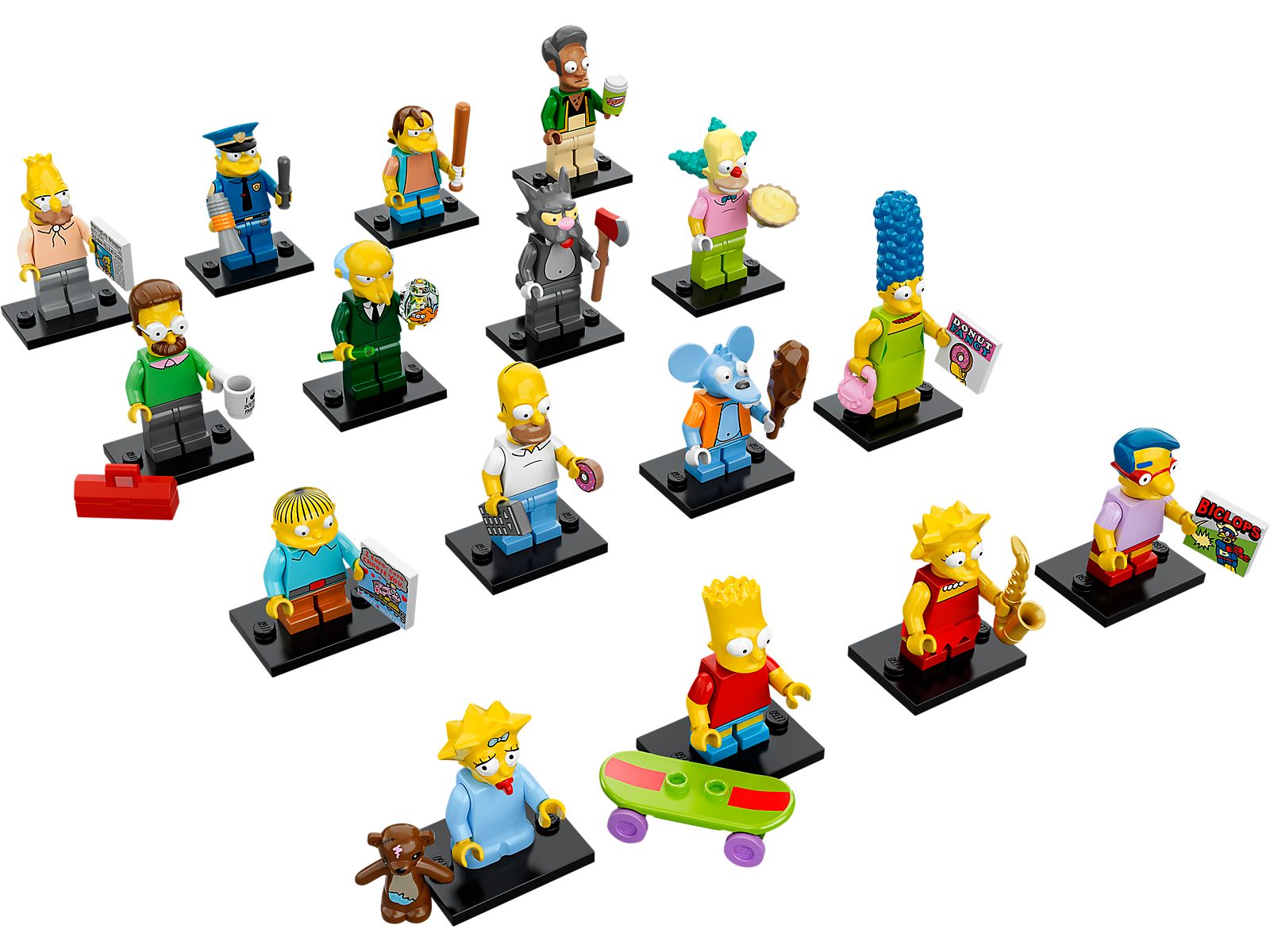 LEGO The Simpsons Series 1 The Simpsons Series 1 - Complete - All Sets (71005-17)