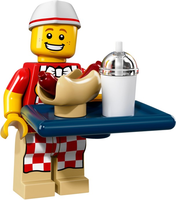 LEGO Series 17 Minifigures Hot Dog Vendor (71018-6)
