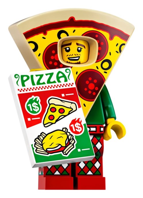 LEGO Series 19 Minifigures Pizza Costume Guy (71025-10)