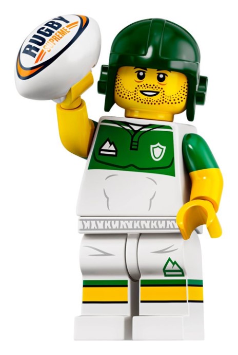 LEGO Series 19 Minifigures Rugby Player (71025-13)