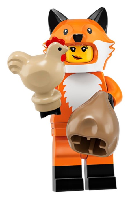 LEGO Series 19 Minifigures Fox Costume Girl (71025-14)