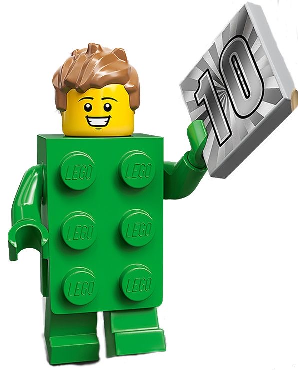 LEGO Series 20 Minifigures Brick Costume Guy (71027-13)