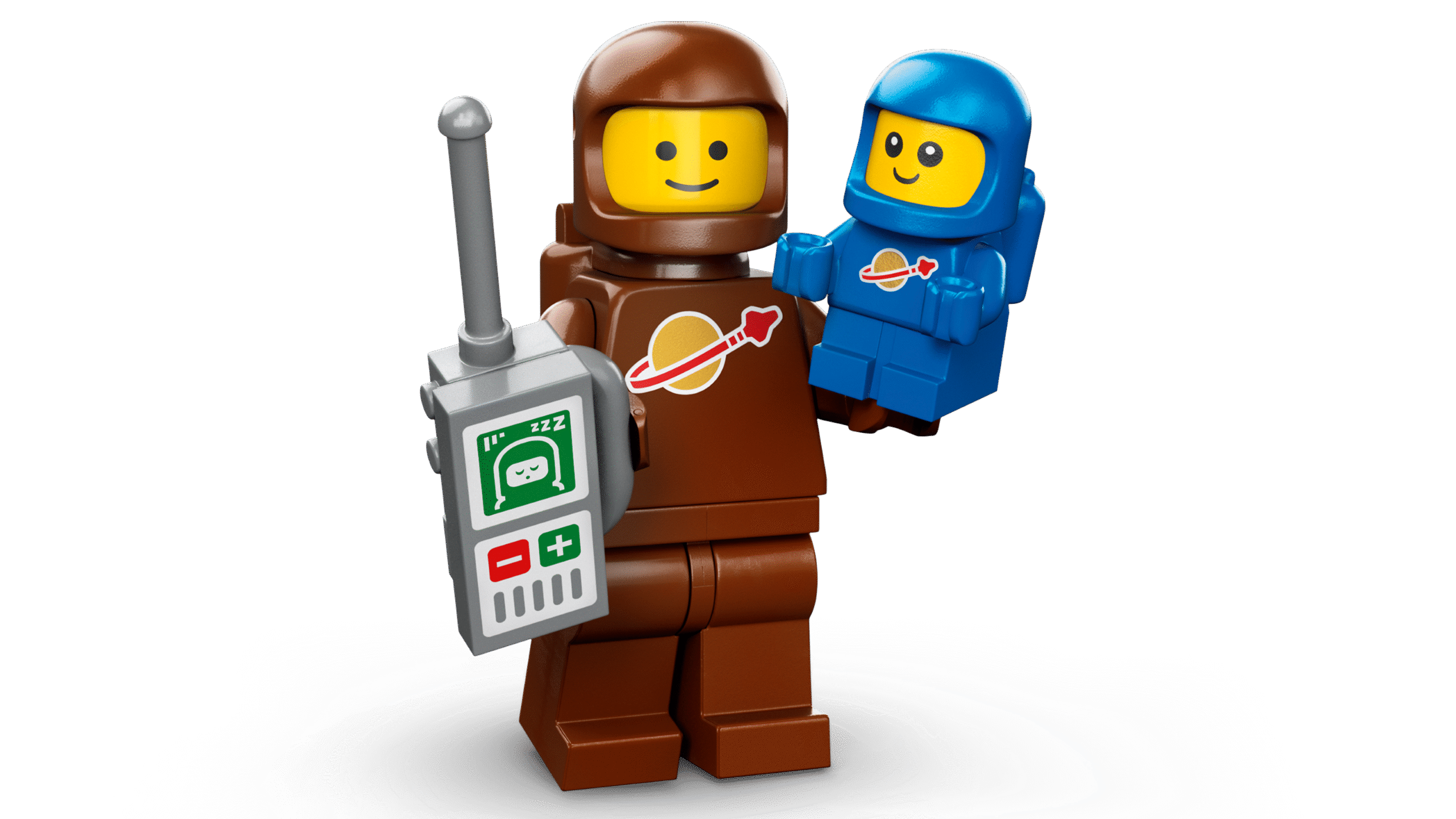 LEGO Series 24 Minifigures Brown Astronaut and Spacebaby (71037-3)