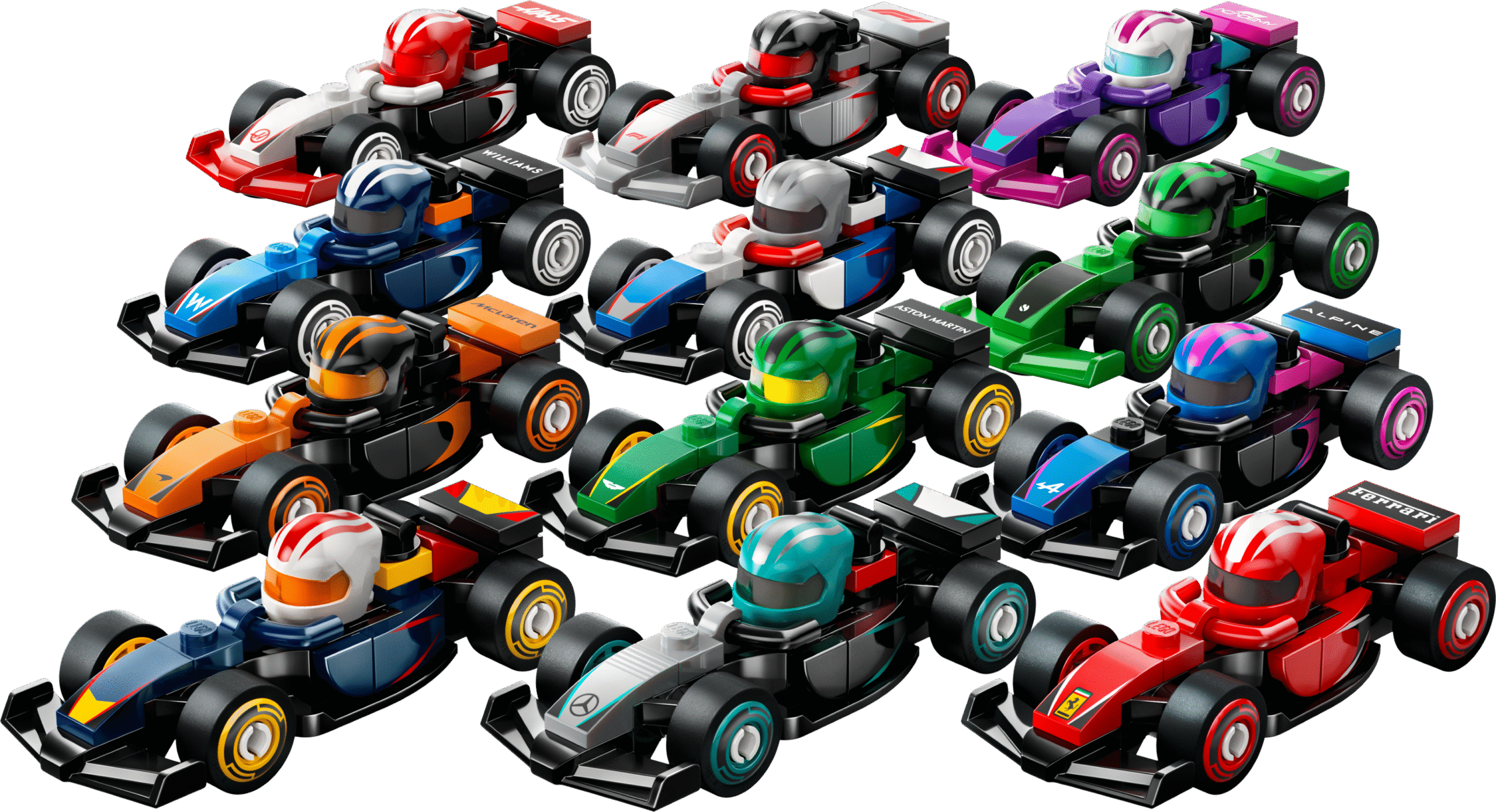 LEGO Formula 1 F1 Collectible Race Car - Complete - All Sets (71049-13)