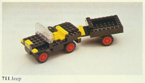 LEGO Vehicle Jeep CJ-5 (711-1)