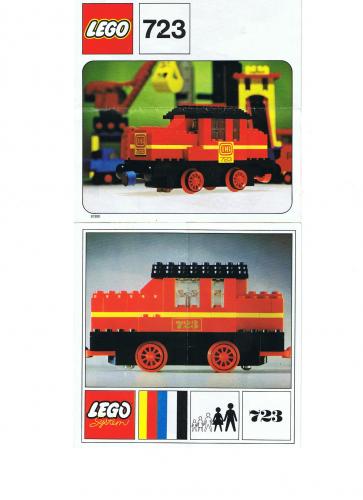LEGO 12V Diesel Locomotive (723-1)
