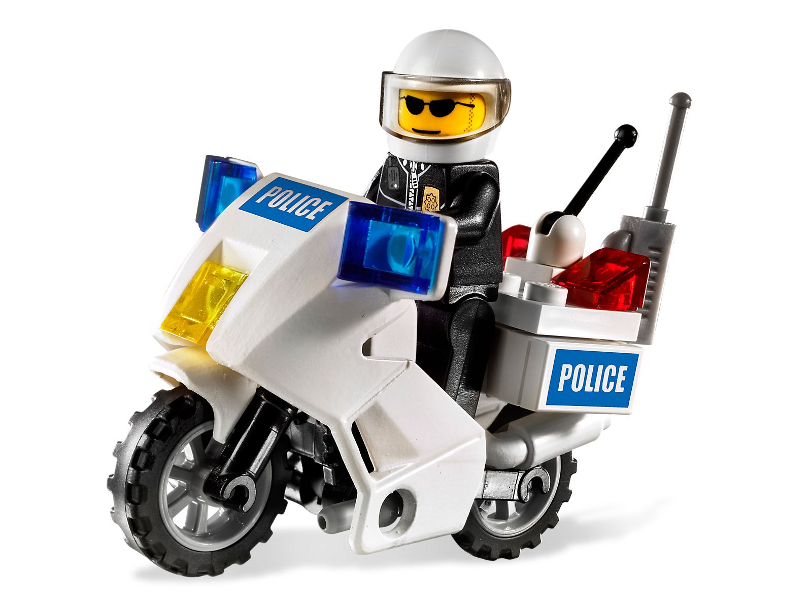 LEGO Police Police Motorcycle (Blue Sticker Version) (7235-2)