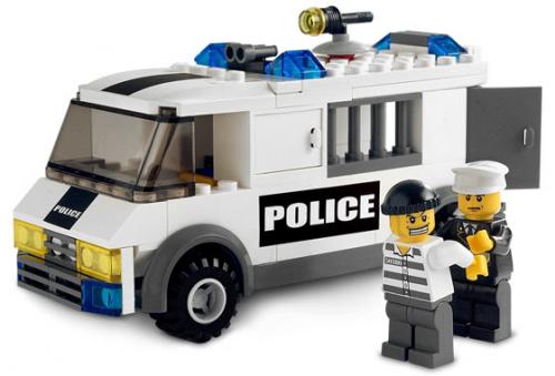 LEGO Police Prisoner Transport, Black Logo (7245-1)