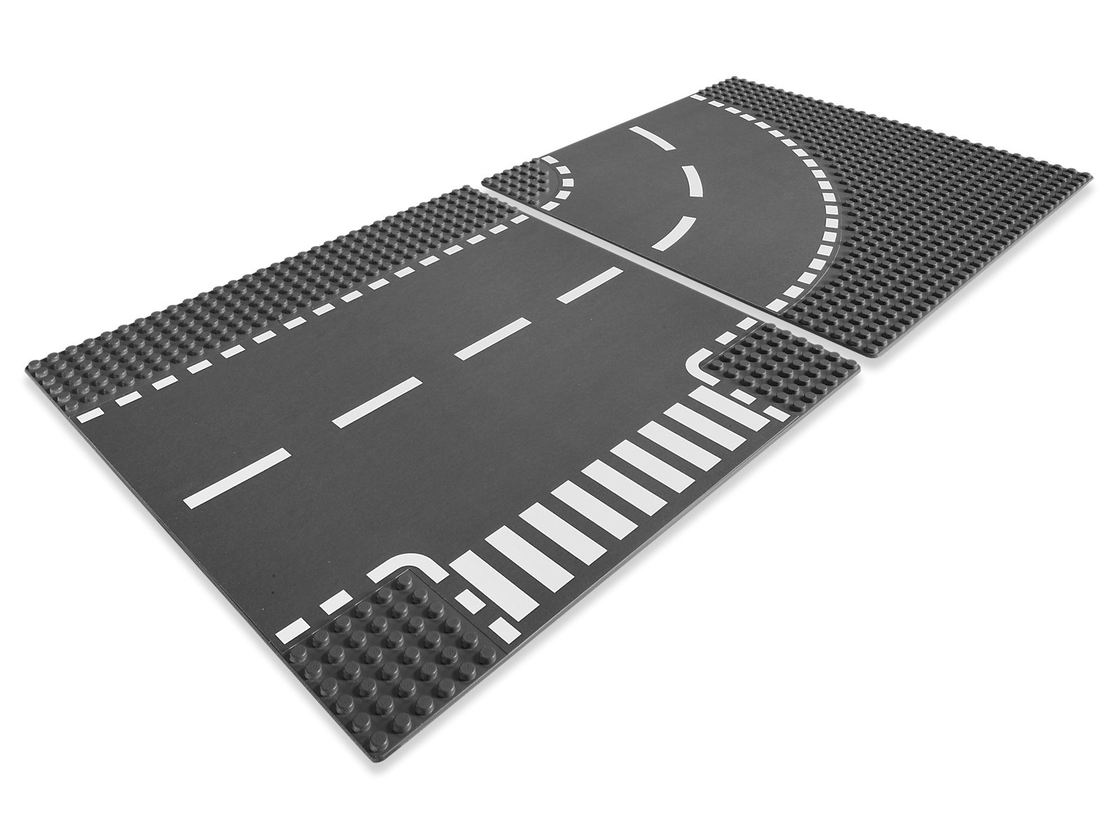 LEGO City T-Junction & Curved Road Plates (7281-1)
