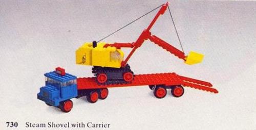 LEGO Construction Steam Shovel with Carrier (730-1)
