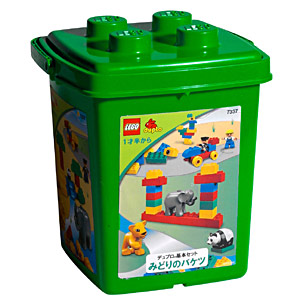 LEGO Basic Set Foundation Set - Green Bucket (7337-1)