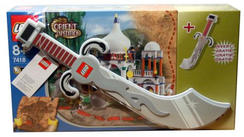 LEGO Orient Expedition Scorpion Palace and Foam Scimitar (7418-2)