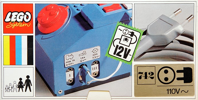 LEGO 12V 12V New Transformer for 110V Pack (742-1)