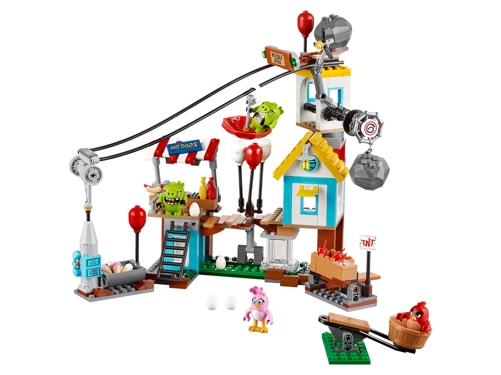 LEGO Angry Birds Pig City Teardown (75824-1)