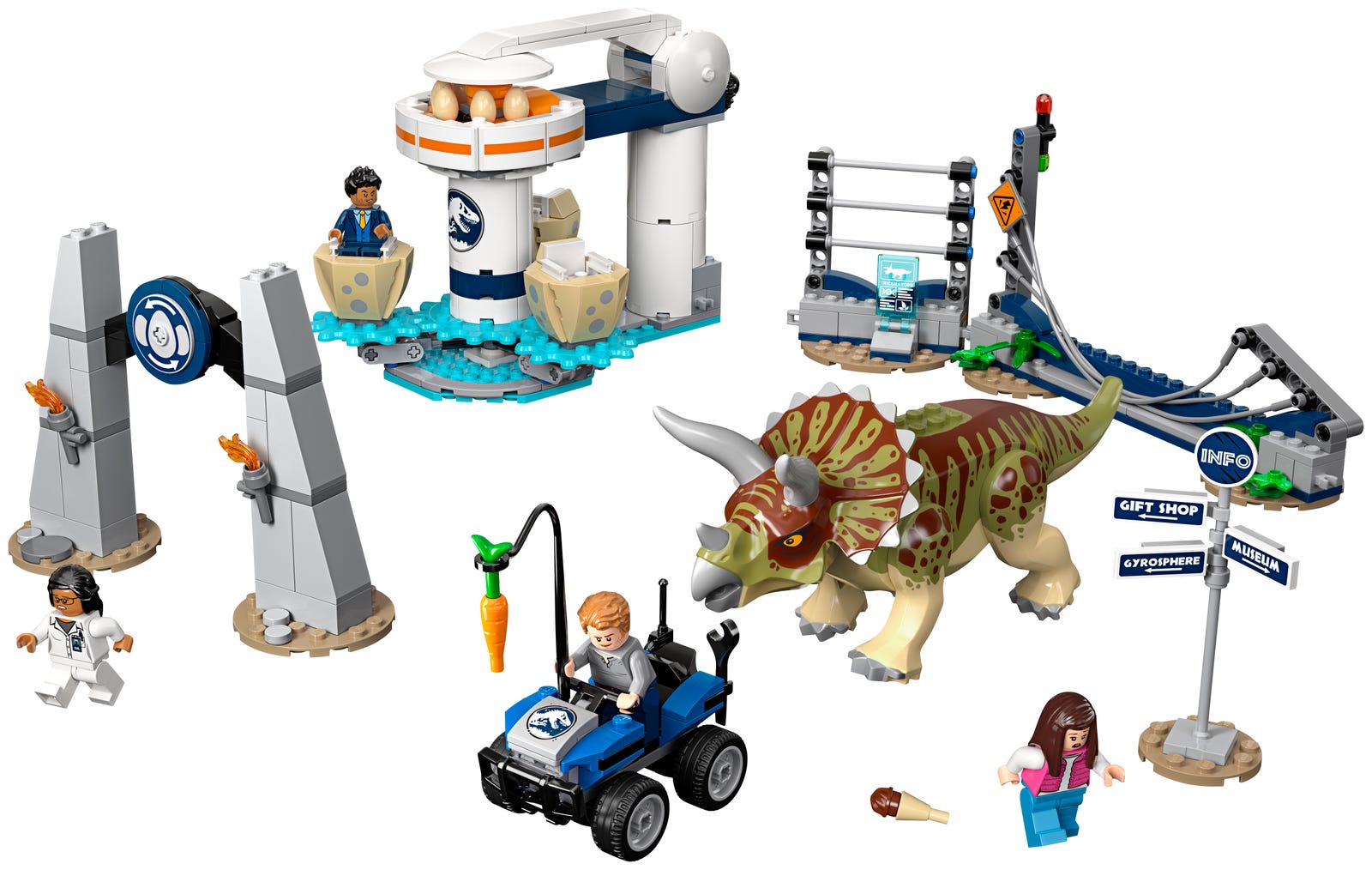 LEGO Jurassic World Triceratops Rampage (75937-1)