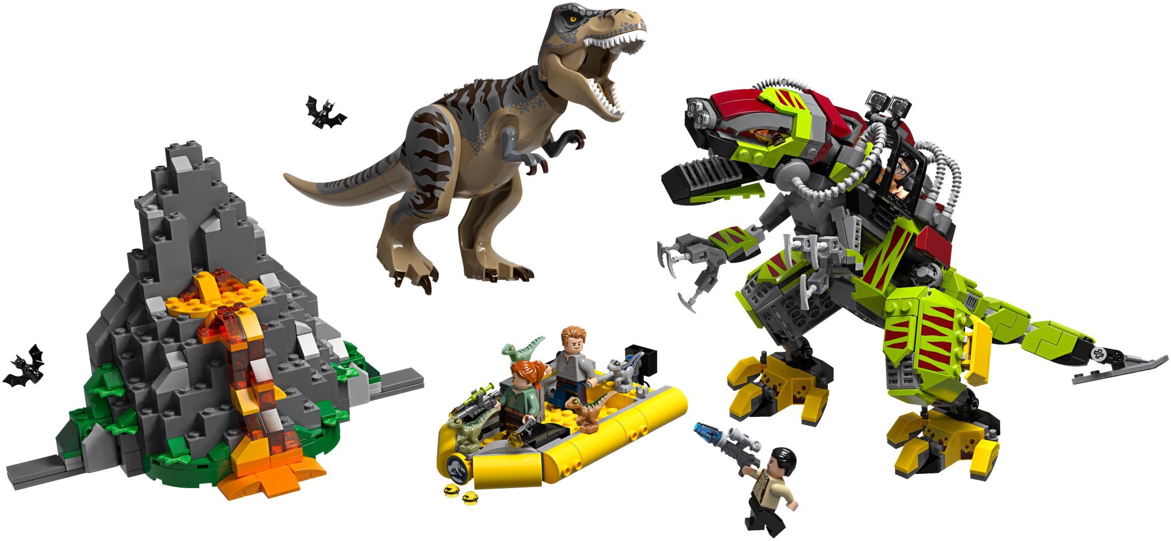 LEGO Jurassic World T. rex vs Dino-Mech Battle (75938-1)