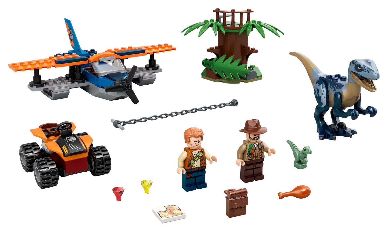 LEGO Jurassic World Velociraptor: Biplane Rescue Mission​ (75942-1)