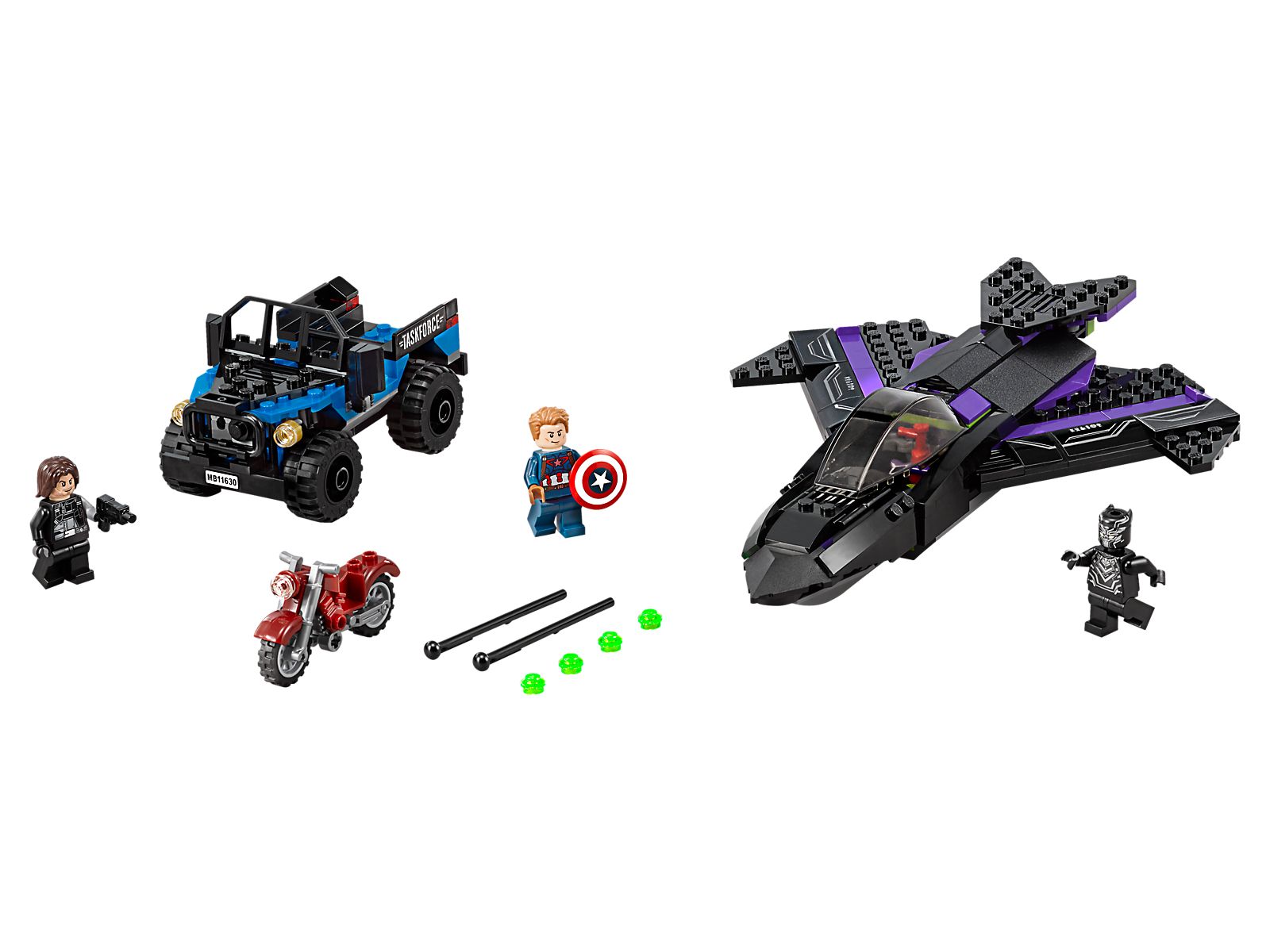 LEGO Captain America Black Panther Pursuit (76047-1)
