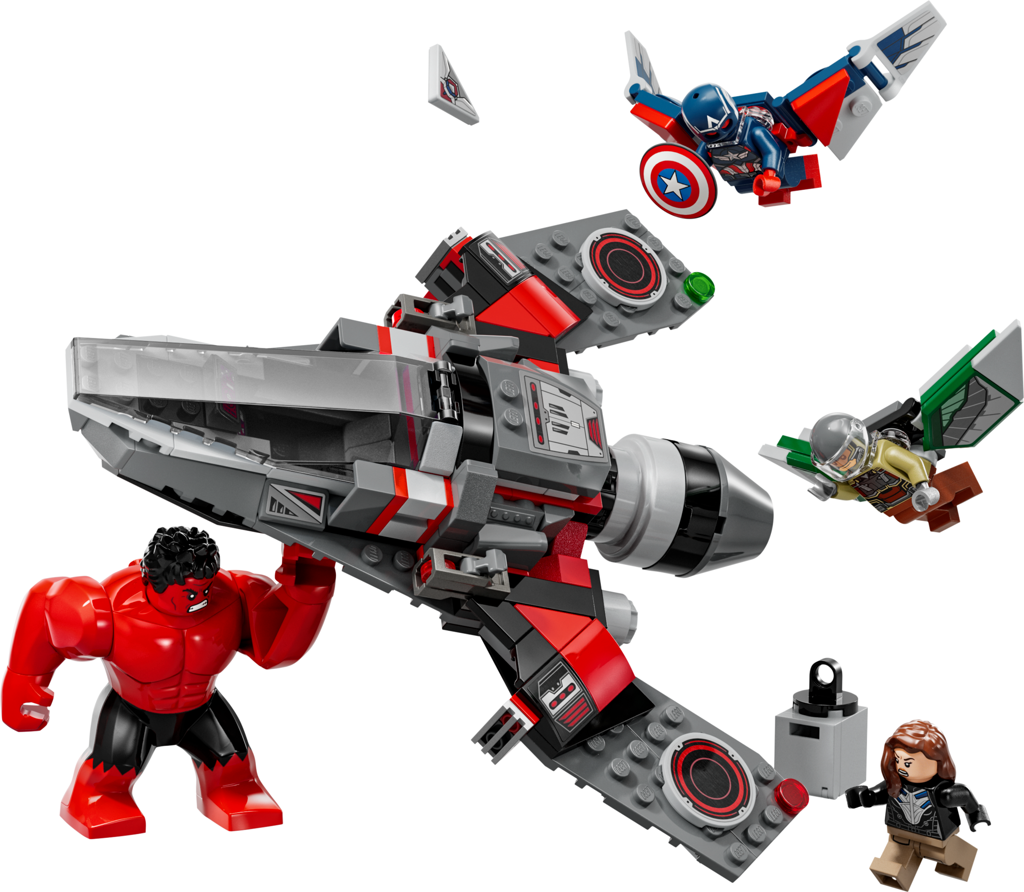 LEGO Captain America Captain America vs. Red Hulk Battle (76292-1)