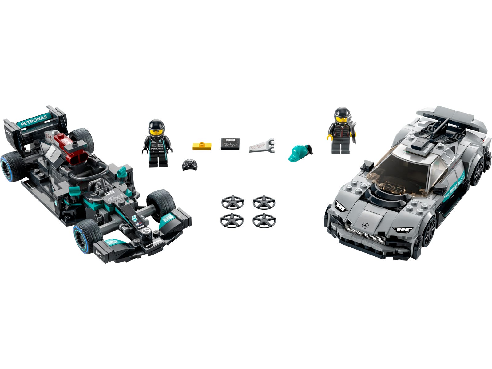 LEGO Speed Champions Mercedes-AMG F1 W12 E Performance & Mercedes-AMG Project One (76909-1)