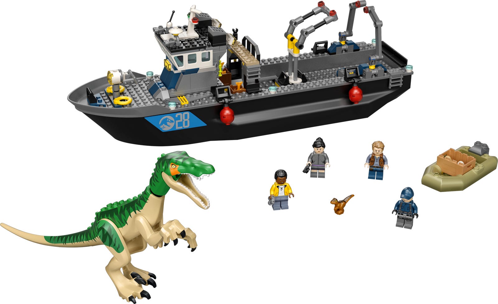 LEGO Jurassic World Baryonyx Dinosaur Boat Escape (76942-1)