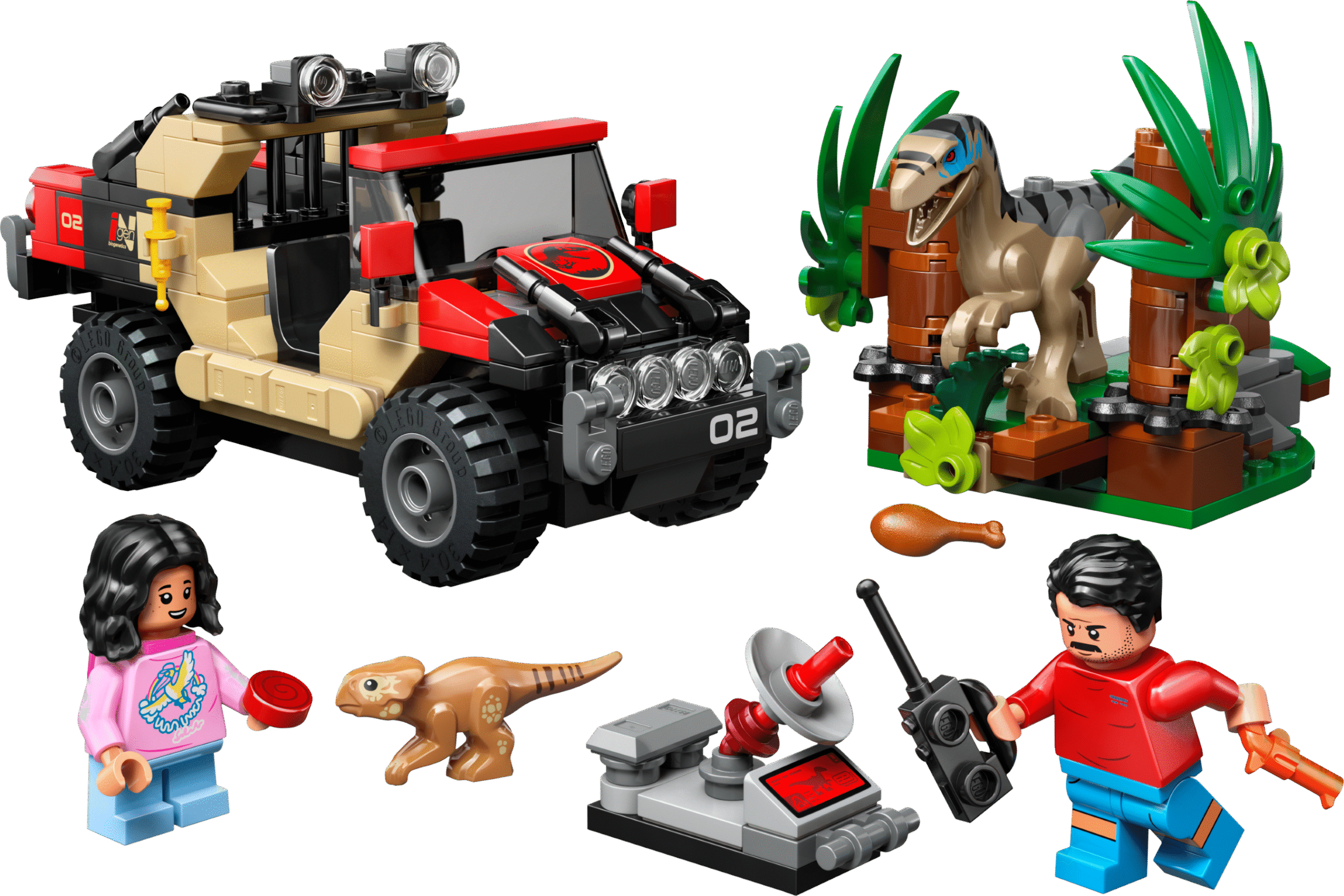 LEGO Jurassic World Raptor Off-Road Escape (76972-1)