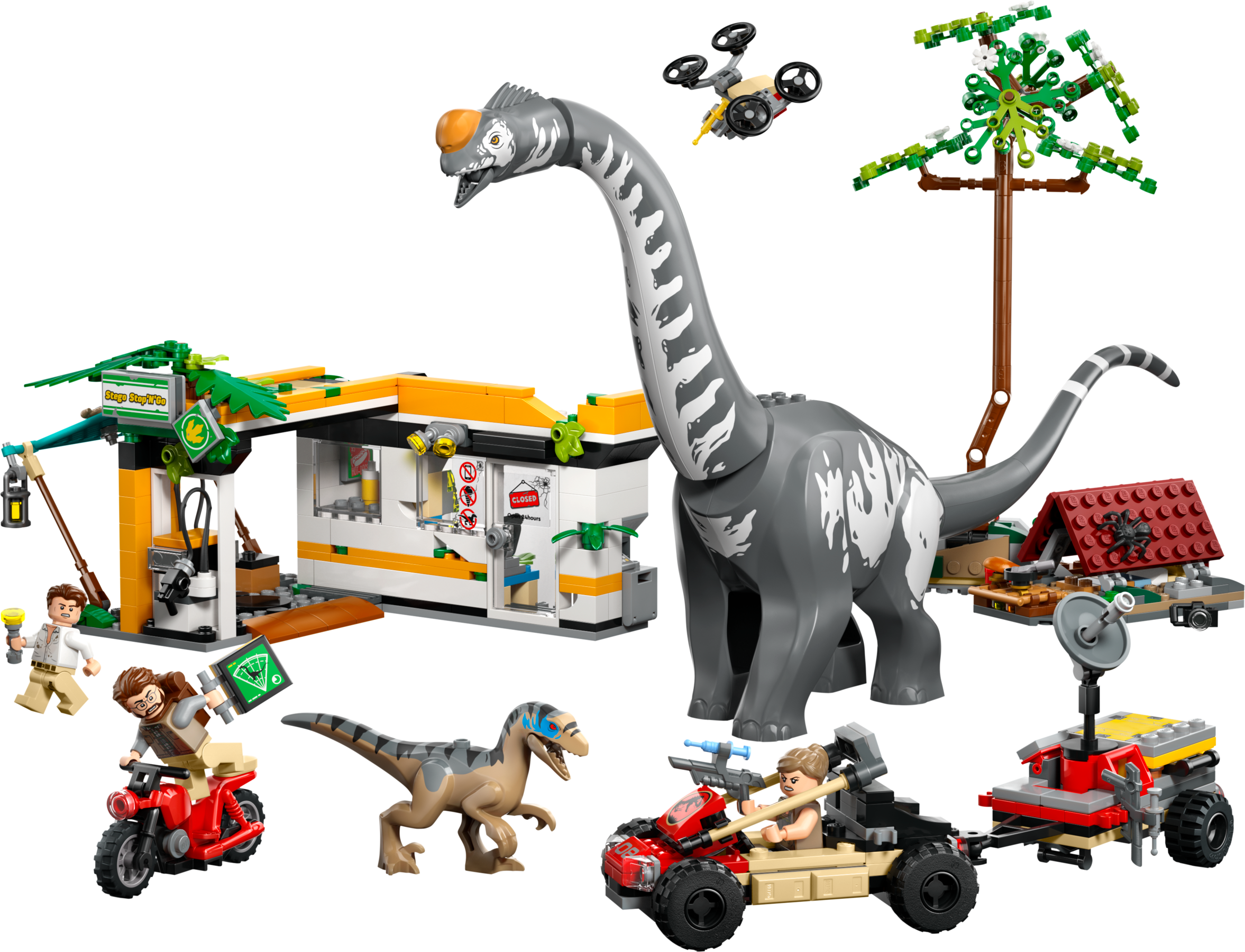 LEGO Jurassic World Raptor & Titanosaurus Tracking Mission (76973-1)
