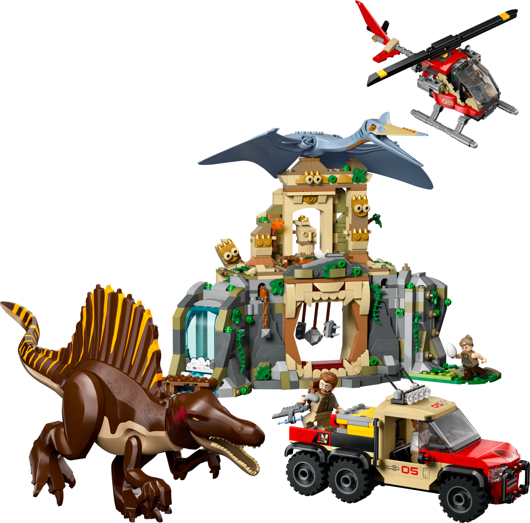 LEGO Jurassic World Spinosaurus & Quetzalcoatlus Air Mission (76976-1)