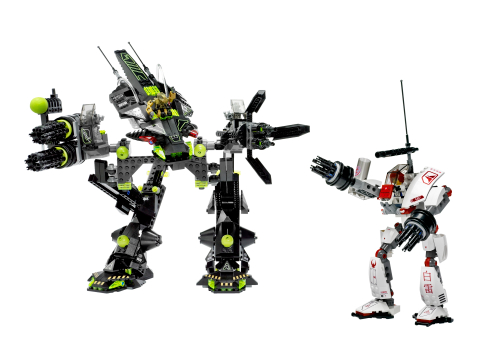 LEGO Exo-Force Bridge Walker vs. White Lightning (7713-1)