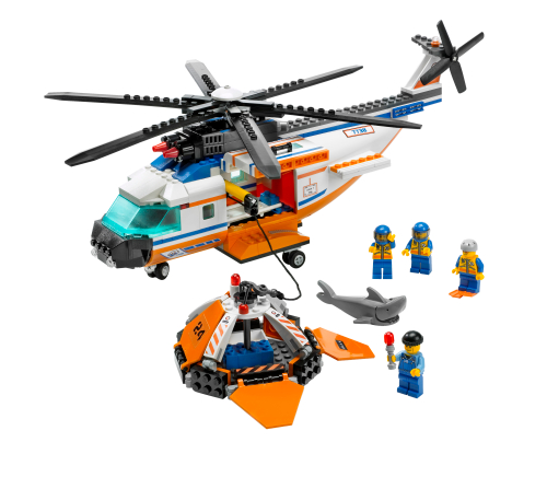 LEGO Coast Guard Coast Guard Helicopter and Life Raft (7738-1)