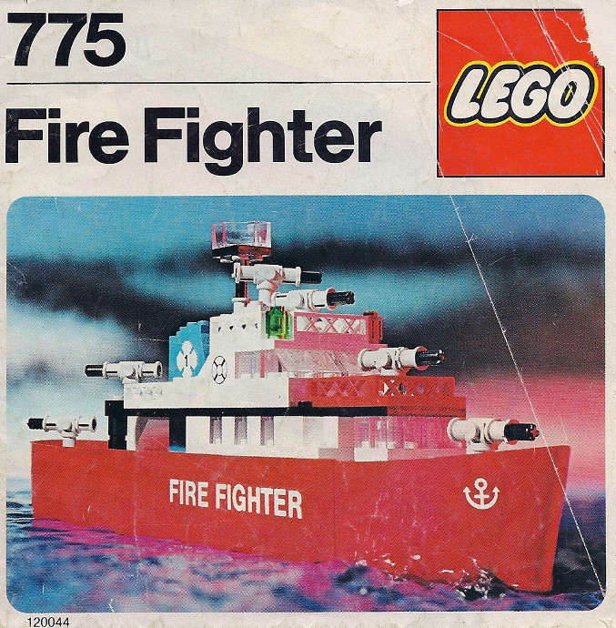 LEGO Boat Fire Fighter Ship (775-1)