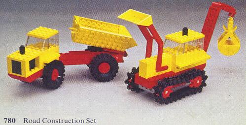 LEGO Construction Road Construction Set (780-1)