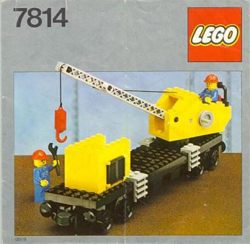 LEGO 4.5V Crane Wagon with Small Container (7814-1)
