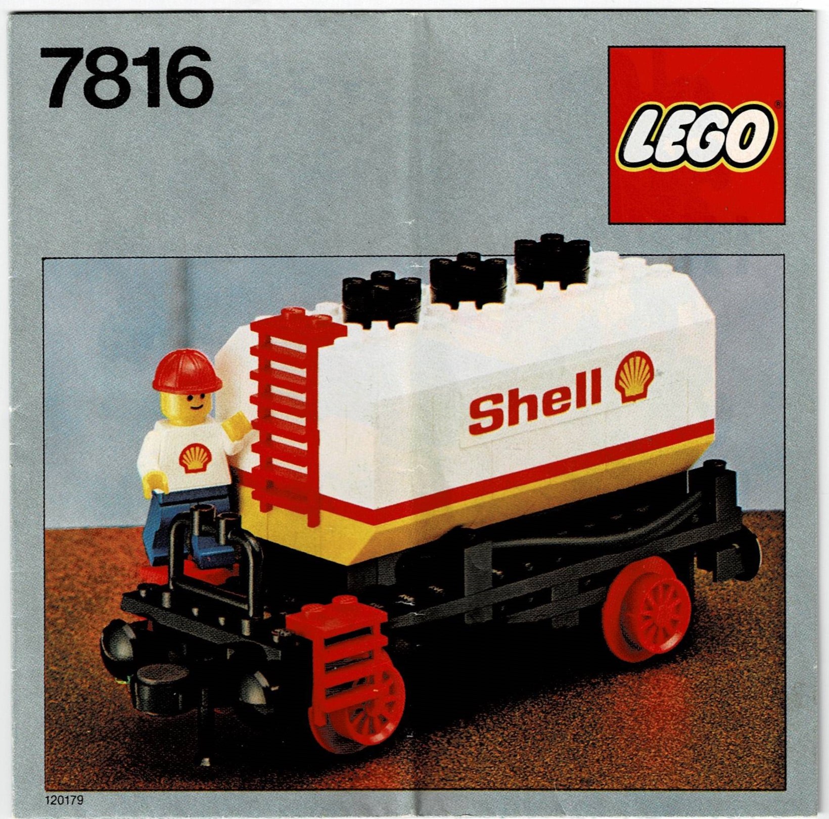 LEGO 4.5V Shell Tanker Wagon (7816-1)