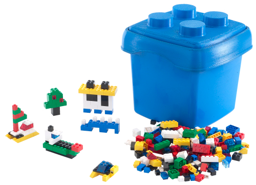 LEGO Early Creator Small Blue Bucket (7830-1)