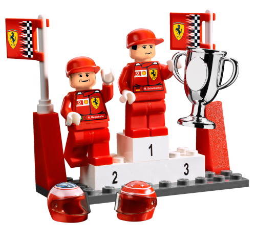 LEGO Ferrari M. Schumacher and R. Barrichello (8389-1)