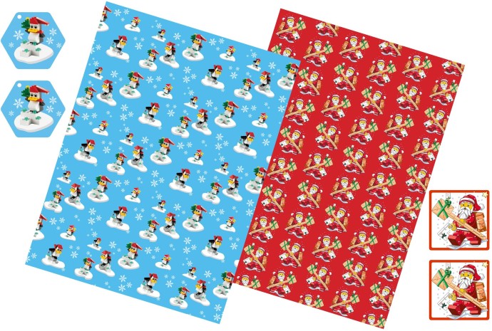 LEGO Seasonal Holiday Wrapping Paper (850510-1)