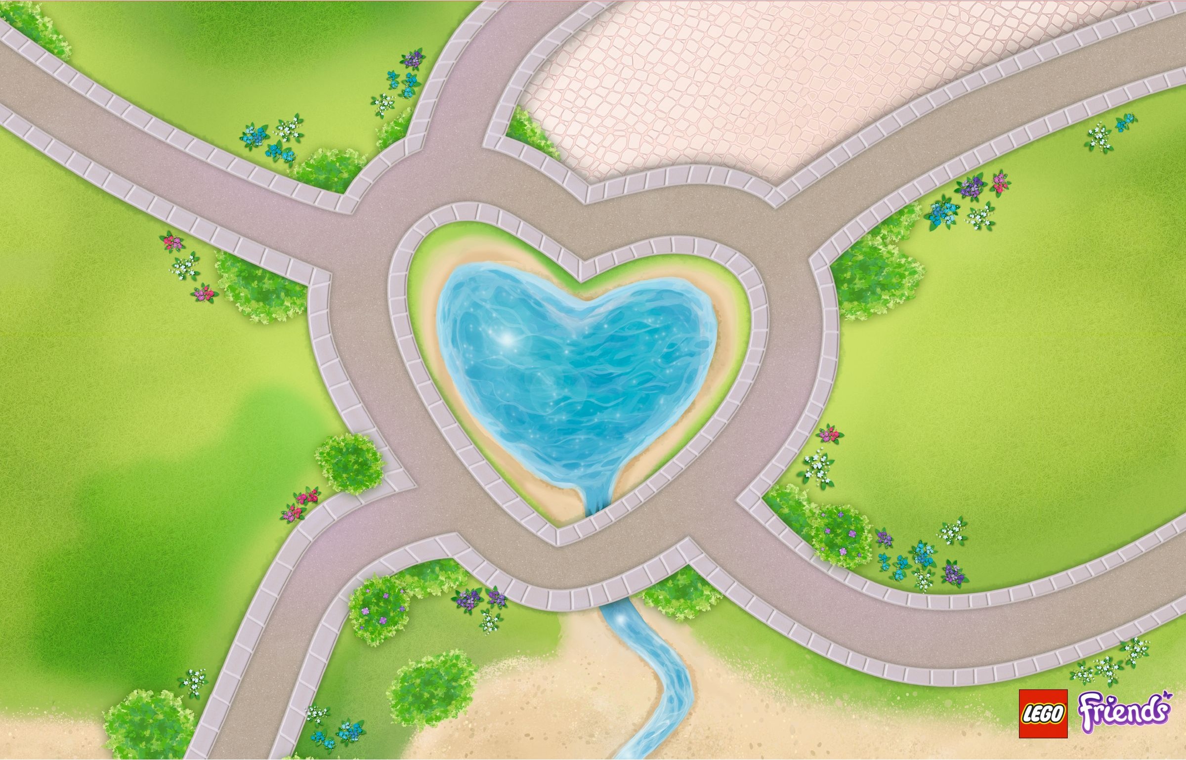 LEGO Gear Heartlake City Playmat (850596-1)