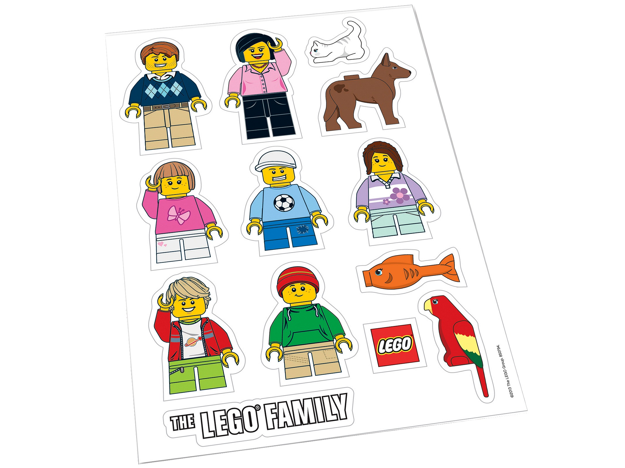 LEGO Gear Family Window Decals (850794-1)