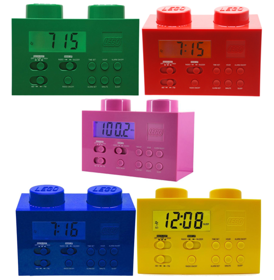 LEGO Houseware Alarm Clock Radio (851244008808-1)