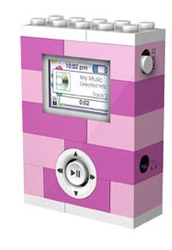 LEGO Gear 2GB MP3 Player (Pink) (851244008976-1)